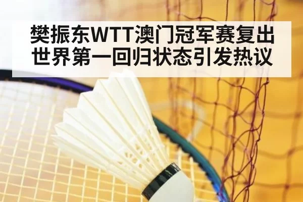 樊振东WTT澳门冠军赛复出世界第一回归状态引发热议
